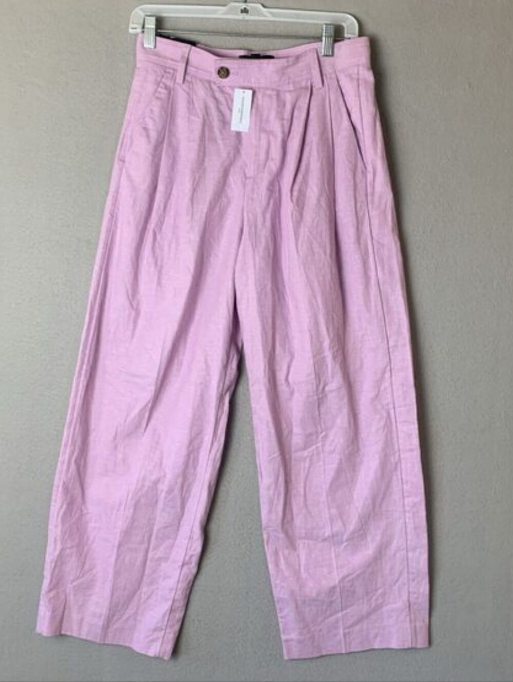 Banana Republic Light Pink Wide-Leg  Pants